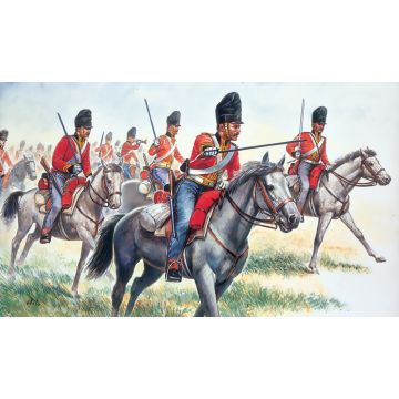Italeri 1:72 BRITISH HEAVY CAVALRY "SCOT GREYS" (NAP.WARS) Plastic Model Kit