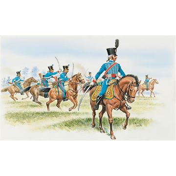 Italeri 1:72 FRENCH HUSSARS (NAP. WARS) Plastic Model Kit