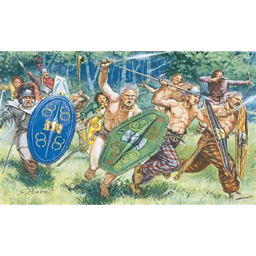 Italeri 1:72 GAULS WARRIORS (I-II CENTURY B.C.) Plastic Model Kit