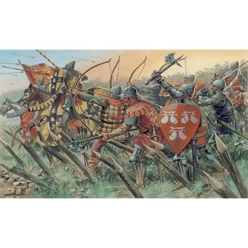 Italeri 1:72 ENGLISH KNIGHTS AND ARCHERS (100 YEARS WAR) Plastic Model Kit