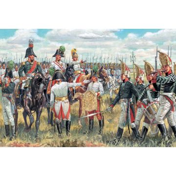 Italeri 1:72 Austrian & Russian General Staff Plastic Model Kit