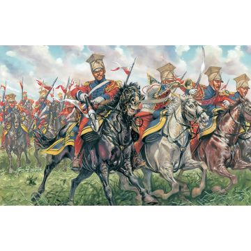 Italeri 1:72 POLISH DUTCH LANCERS - NAPOLEON WARS Plastic Model Kit