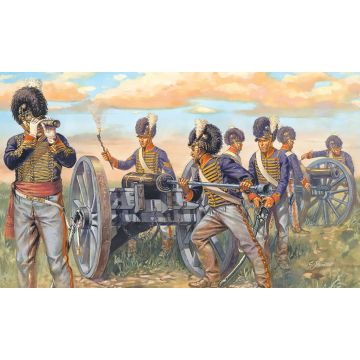 Italeri 1:72 BRITISH ARTILLERY Plastic Model Kit