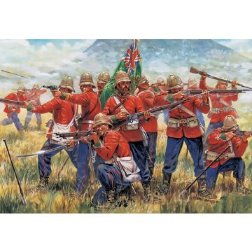 Italeri 1:72 BRITISH UI ZULU WAR-BRIT INFANTRY Plastic Model Kit