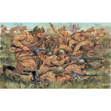 Italeri 1:72 WWII - RUSSIAN INFANTRY Plastic Model Kit