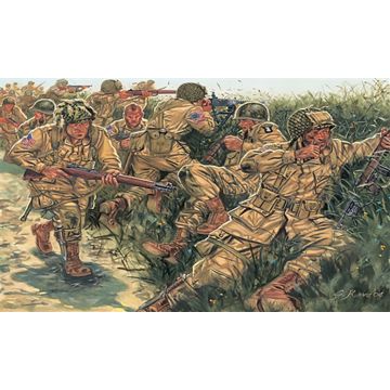 Italeri 1:72 WWII - US PARATROOPERS Plastic Model Kit