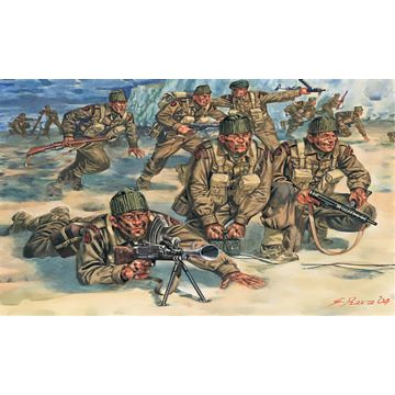 Italeri 1:72 WWII - BRITISH COMMANDOS Plastic Model Kit