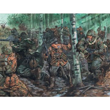 Italeri 1:72 WWII-GERMAN ELITE TROOPS Plastic Model Kit