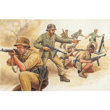Italeri 1:72 WWII- GERMAN AFRIKA CORPS Plastic Model Kit