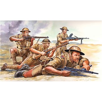 Italeri 1:72 WWII- BRITISH 8th ARMY Plastic Model Kit
