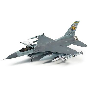 Tamiya 1:72 F-16CJ Block 50 Fighting Falcon w/ Full Equipment Plastic Model Kit
