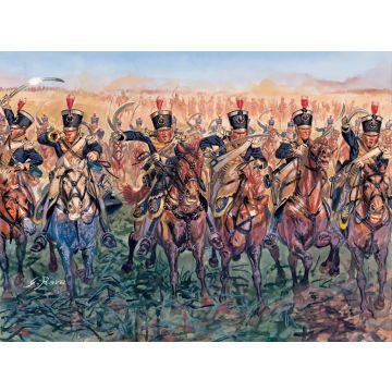 Italeri 1:72 ENGLISH LIGHT CAVALRY - NAPOLEONIC Plastic Model Kit