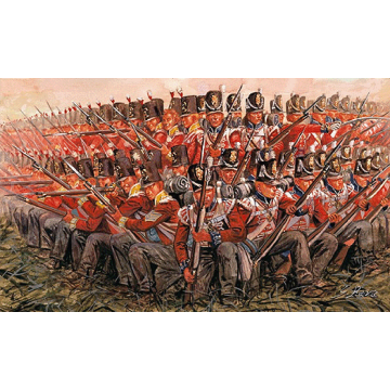 Italeri 1:72 NAPOLEONIC WARS - BRITISH INFANTRY 1815 Plastic Model Kit