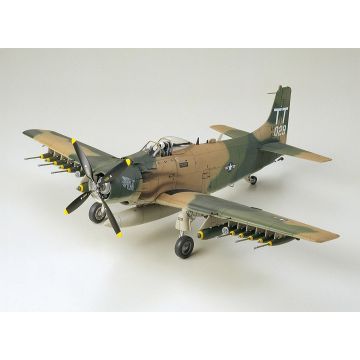 Tamiya 1:48 A-1J Skyraider U.S. Air Force Plastic Model Kit