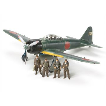 Tamiya 1:48 Mitsubishi A6M3/3A Zero (Zeke) Plastic Model Kit