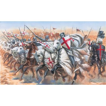 Italeri 1:72 TEMPLAR KNIGHTS (MEDIEVAL ERA) Plastic Model Kit