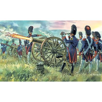 Italeri 1:72 FRENCH IMPERIAL GUARD ARTILLERY (NAP. WARS) Plastic Model Kit