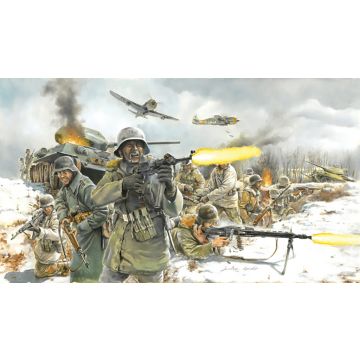 Italeri 1:72 GERMAN INFANTRY - WINTER UNIFORM Plastic Model Kit