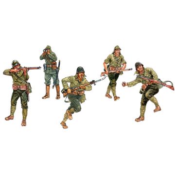 Italeri 1:72 WWII- JAPANASE INFANTRY Plastic Model Kit