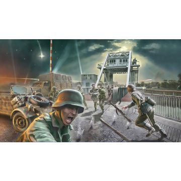 Italeri 1:72 Pegasus Bridge Glider Assault Plastic Model Kit