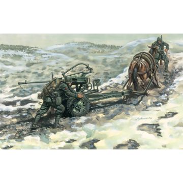 Italeri 1:35 Breda 20/65 with crew Plastic Model Kit