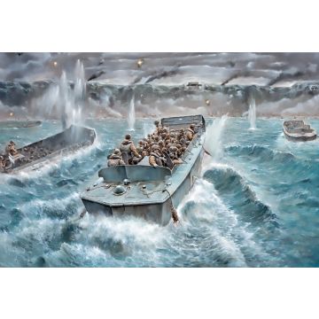 Italeri 1:35 LCVP with US INFANTRY Plastic Model Kit