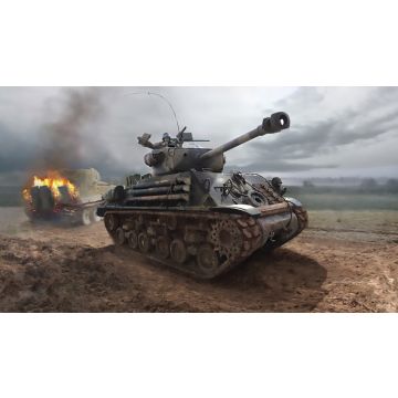 Italeri 1:35 M4A3E8 SHERMAN - EASY 8 Plastic Model Kit