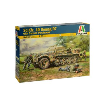 Italeri 1:35 Demag D7 with Germ. Paratr. RR Plastic Model Kit