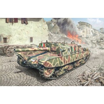 Italeri 1:35 Semovente M43 da 105/25 Bassotto Plastic Model Kit