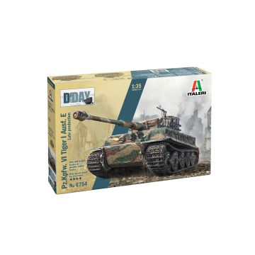 Italeri 1:35 Pz.Kpfw.VI Tiger I Ausf.E late prod. Plastic Model Kit