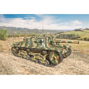 Italeri 1:35 Semovente M42 da 75/34 Upgraded Plastic Model Kit