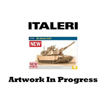 Italeri 1:35 M1 Abrams TUSK Tank Plastic Model Kit