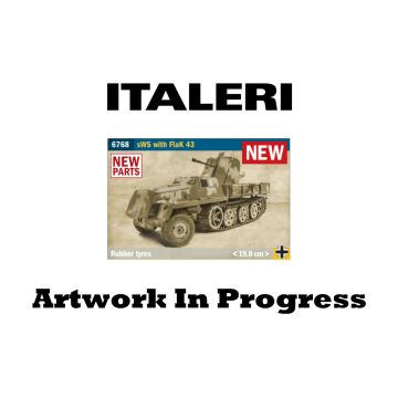 Italeri 1:35 sWS with FlaK 43 Plastic Model Kit