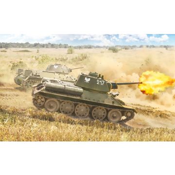 Italeri 1:72 T-34/76 Mod 43 Plastic Model Kit