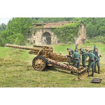 Italeri 1:72 15 cm Field Howitzer / 10,5 cm Field Gun Plastic Model Kit