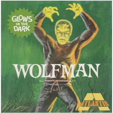Atlantis Models Lon Chaney Jr. The Wolfman Glow Limited Edition Plastic Kit