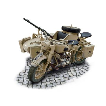 Italeri 1:9 BMW R75 WITH SIDECAR Plastic Model Kit