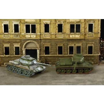 Italeri 1:72 T-34/85 RUSSIAN TANK - 2 X FAST ASSEMBLY Plastic Model Kit
