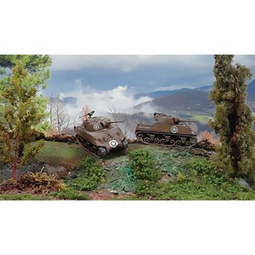 Italeri 1:72 M4 A3 75 mm SHERMAN (2 FAST ASSEMBLY MOD.) Plastic Model Kit