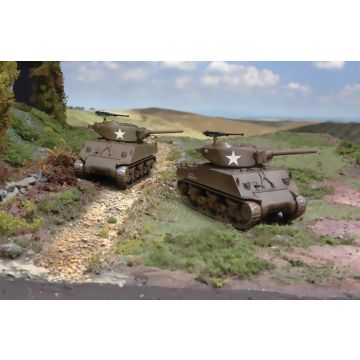 Italeri 1:72 2 X M4A3E2 Jumbo Plastic Model Kit