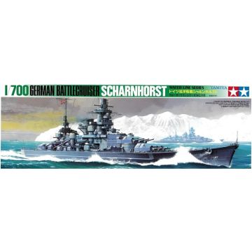 Tamiya 1:700 German Battle Cruiser Scharnhorst Plastic Model Kit