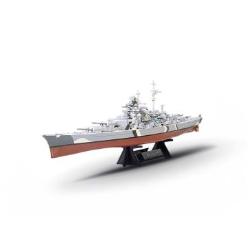 Tamiya 1:350 German Battleship Bismarck w/ Stand Plastic Model Kit