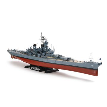 Tamiya 1:350 U.S. Battleship BB-62 New Jersey (with Detail Up Parts) Plastic Model Kit