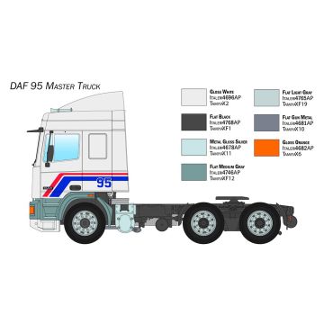 Italeri 1:24 DAF 95 Master Truck RR Plastic Model Kit
