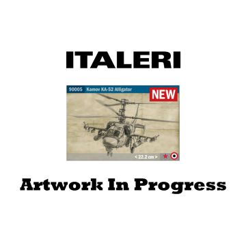Italeri 1:72 Kamov KA-52 Alligator Attack Helicopter Plastic Model Kit