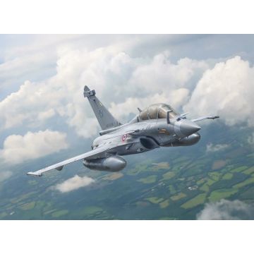 Italeri 1:72 Rafale B Two-Seat French Fighter Aircraft Plastic Model Kit