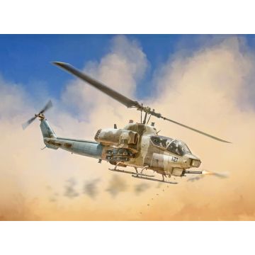 Italeri 1:72 Bell AH-1W SuperCobra Attack Helicopter Plastic Model Kit