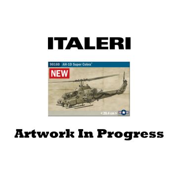 Italeri 1:72 Bell AH-1W SuperCobra Attack Helicopter Plastic Model Kit