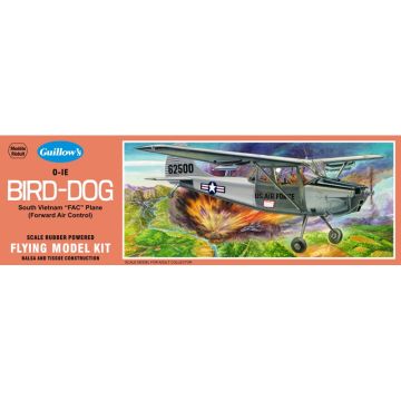 Cessna Bird Dog 457mm Wingspan Flying Model Balsa Aircraft Kit from Guillow's