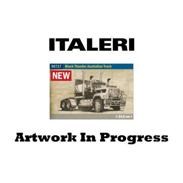 Italeri 1:24 Black Thunder Australian Truck Plastic Model Kit